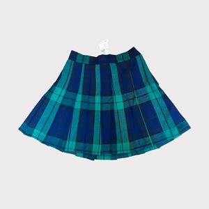 NWT Aerie Plaid Pleated Mini Skit Size XS